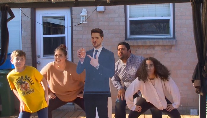 A Hamilton family hopes their dance moves will win them a date with Michael Buble