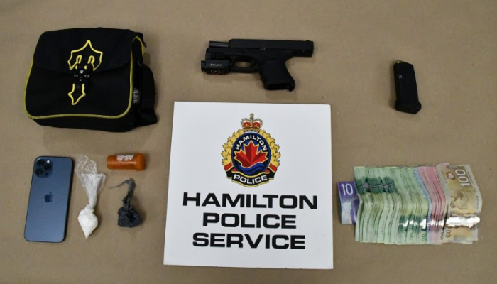 Hamilton man charged after police seize firearm, drugs