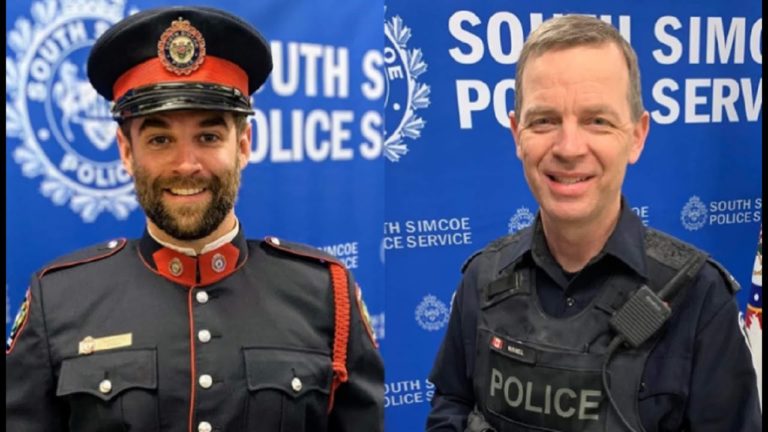 WATCH: Procession, funeral ceremony for South Simcoe Police officers beginning at 9:15 a.m.