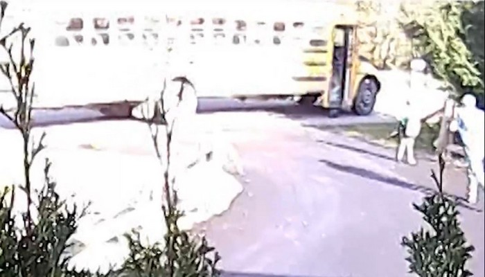 Caught on camera: 5-year-old boy dragged by school bus