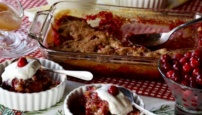 How to make the perfect cranberry cobbler from Weekend at the Cottage