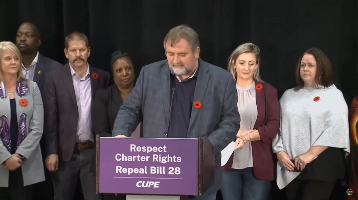 WATCH: CUPE will hold a news conference and media availability at noon