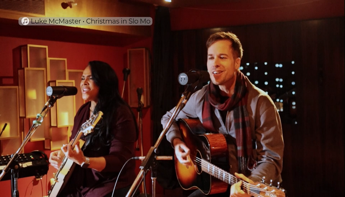 Luke McMaster performs ‘Christmas in Slo Mo’ for Music Friday