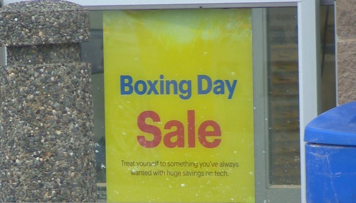 Stores and malls are packed with shoppers this Boxing Day