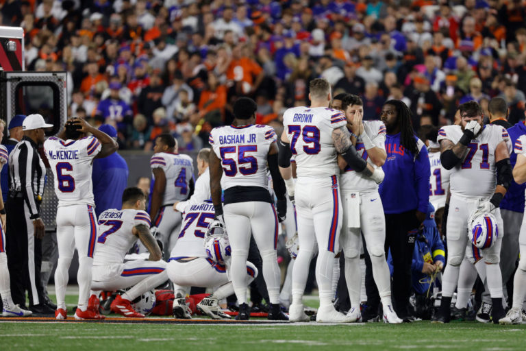 Family spokesperson says Bills’ Damar Hamlin’s condition improves