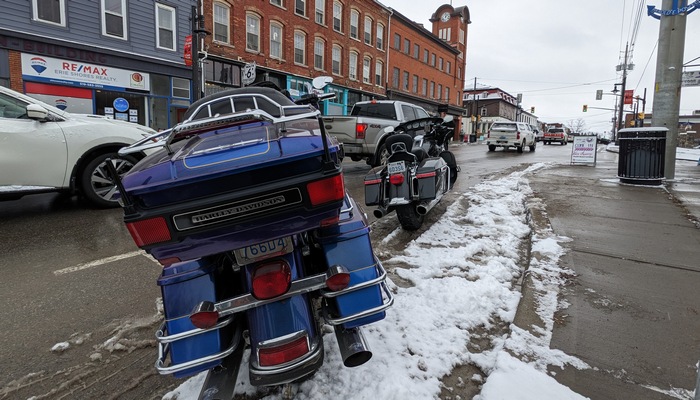 Wintery Friday the 13th in Port Dover draws smaller crowds