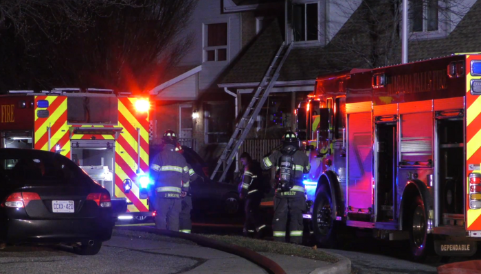 Early morning structure fire in Niagara Falls home