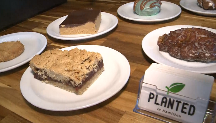 100% vegan and gluten-free food offerings at Planted in Hamilton