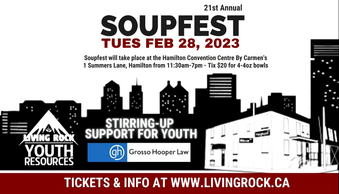 Soupfest’s on in support of Living Rock Ministries