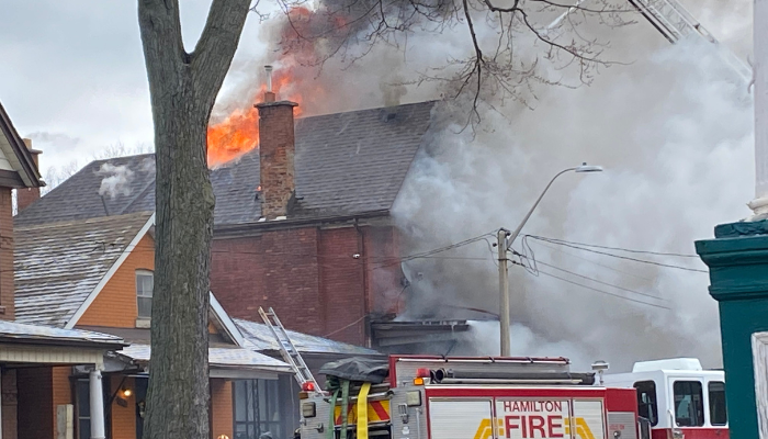 Hamilton house fire