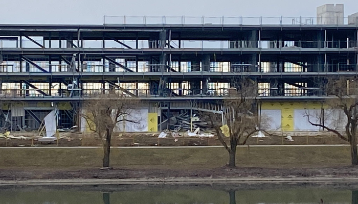 Welland luxury condo project partially collapses Saturday night