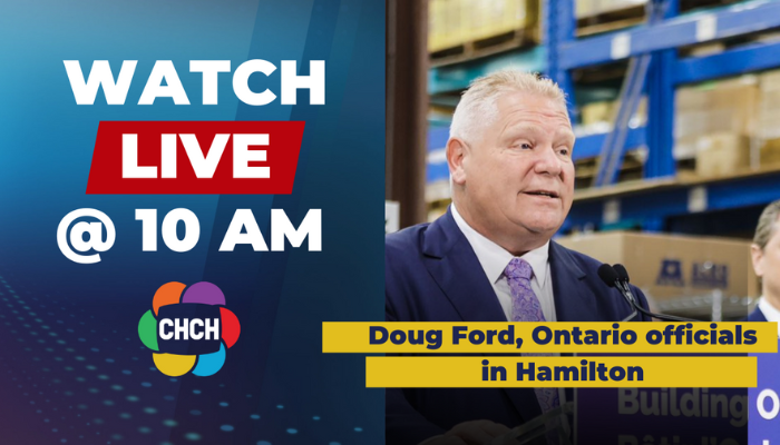 Doug Ford to make an announcement in Hamilton at 10 a.m.