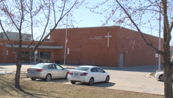 ‘Hate-filled’ graffiti found on wall of Stoney Creek elementary school