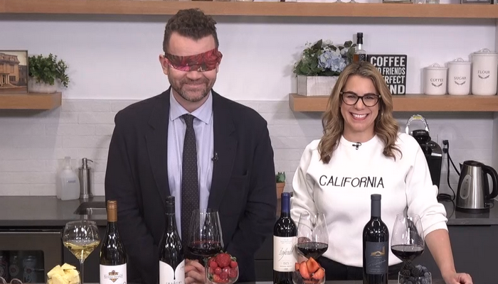 Sensory lesson on 4 California wines