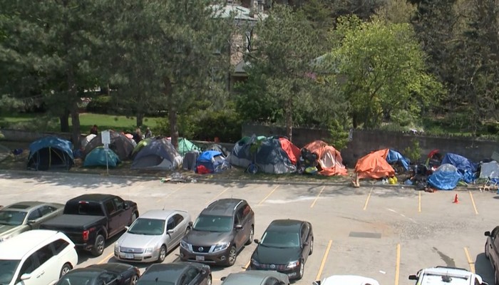 Hamilton encampments