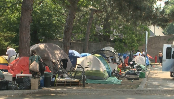 homeless encampment