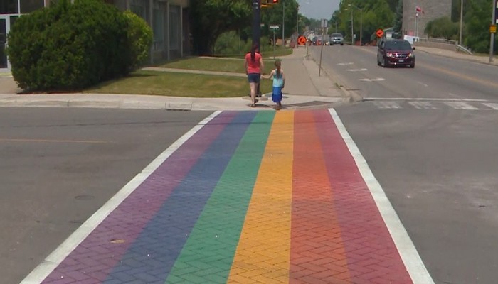 10-year-old girl raised over $30K for a pride crosswalk in Simcoe