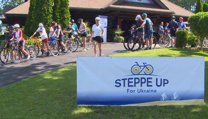 ‘Steppe Up for Ukraine’: cycling fundraiser took place in Niagara