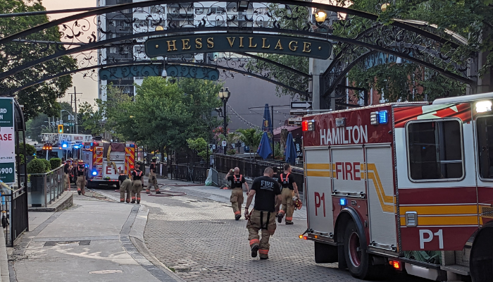 Hamilton multiple alarm fire