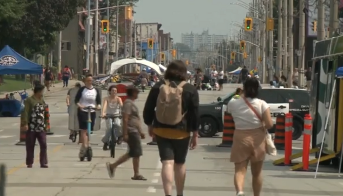 Hamilton’s Barton Street was closed to traffic for open streets event