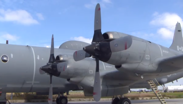 4 Royal Canadian Air Force aircraft visit Mohawk College’s aviation students