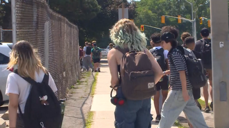 Students return to hot first day of school in Hamilton and Halton