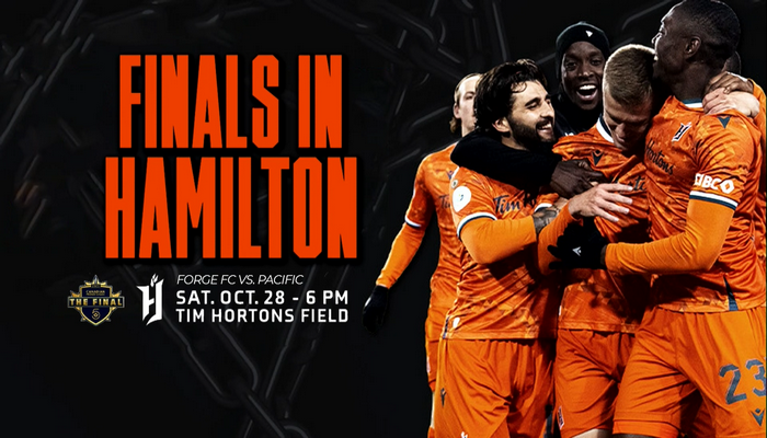 Hamilton’s Forge FC hosts CPL final at Tim Hortons Field next weekend