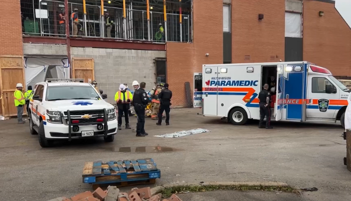 Burlington construction workers injured