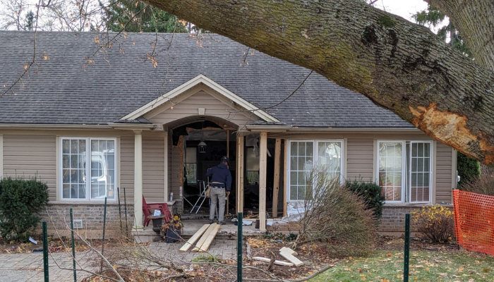 car crashes into house Pelham