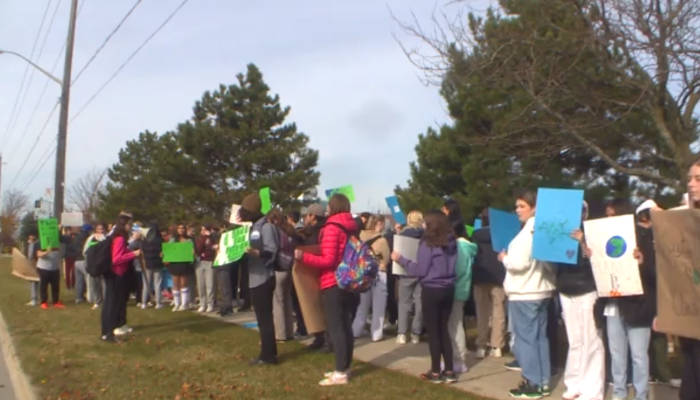 Students across Hamilton take part in Climate Day of Action