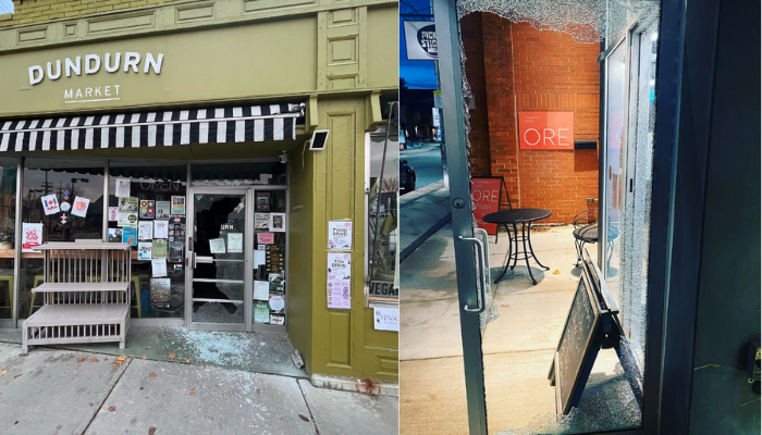 Two Hamilton businesses face break-in on the same night