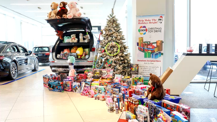 Mercedes Benz toy drive