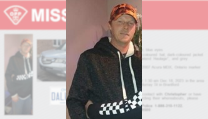 OPP search for missing 43-year-old man last seen in Brantford