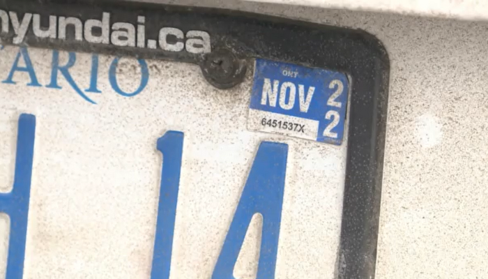 OPP officers see tens of thousands of unregistered plates while on patrol