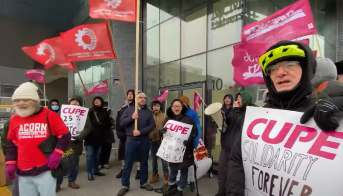 McMaster university residence protest