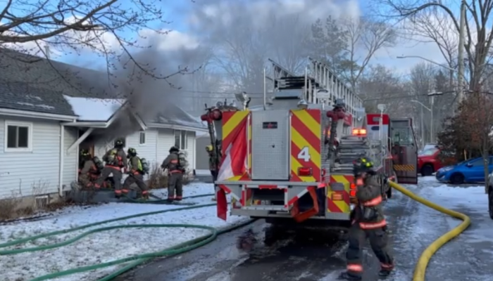 Emergency crews rescue dog from house fire in Crystal Beach