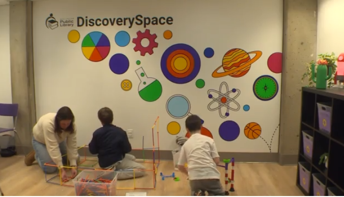 Burlington Public Library unveils new discovery space for kids