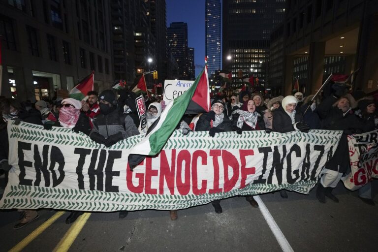 toronto palestine protest