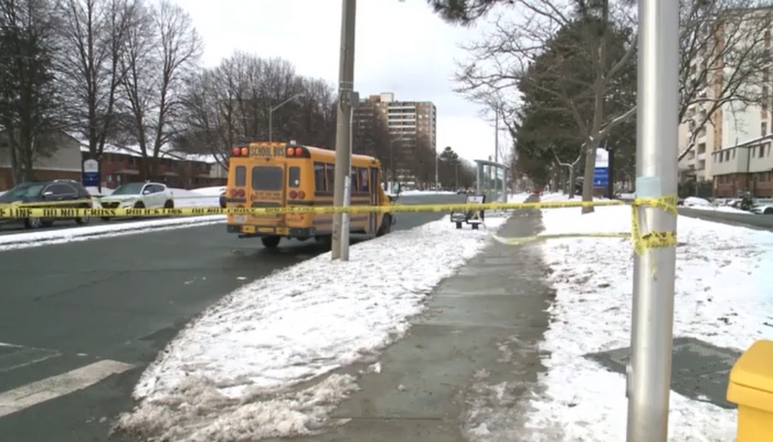 School bus driver charged after pedestrian struck in Hamilton