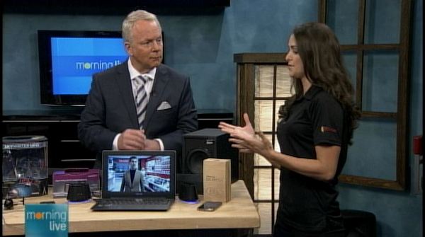 Melanie Raposo shows Bob some tech gifts for Father's Day, Morning Live, June 11, 2013