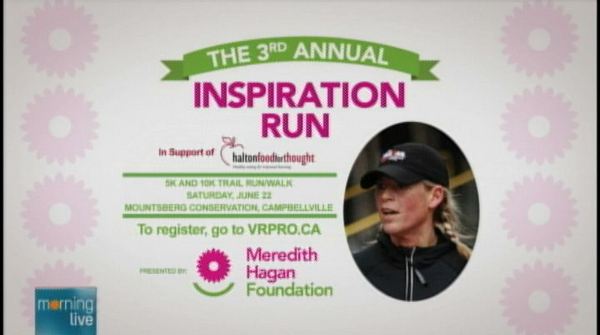 Information board for 2013 Inspiration Run