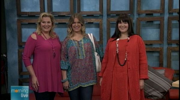 Models from ToniPlus segment, Morning Live, June 13, 2013