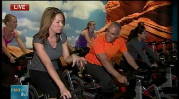 Lesley Stewart & Ramsin Kachi at Crossfit Burlington, Morning Live, June 17, 2013