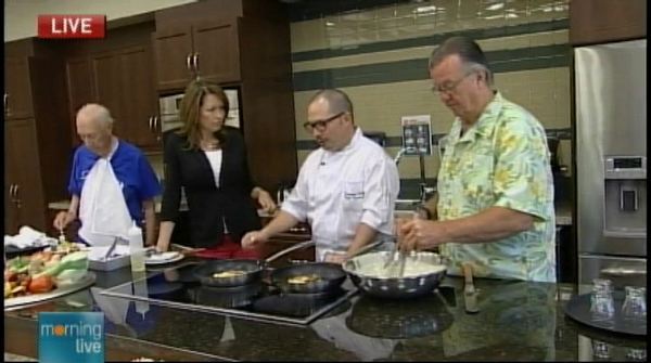 Lesley Stewart visits Walden Circle Retirement Home, Morning Live, June 19, 2013