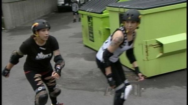 Niagara Roller Girls show their stuff on Morning Live, July 3, 2013