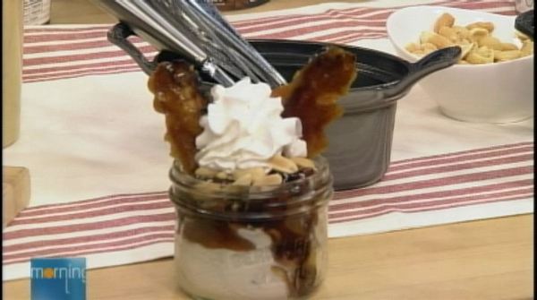 An Ice Cream treat created on Morning Live, July 23, 2013