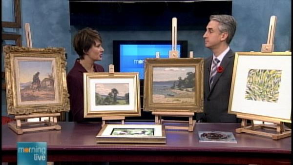 Annette Hamm interviews art dealer Rob Cowley; Morning Live, November 6, 2013