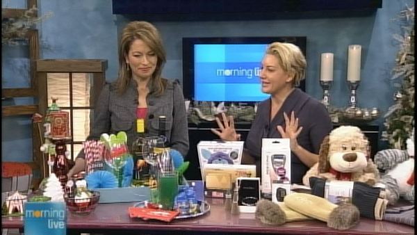 Lesley Stewart with Janelle Ewen; Morning Live, December 4, 2013