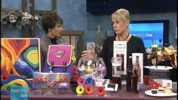 Annette Hamm with Kristen Mearns from the Art Gallery of Ontario; Morning Live, December 11, 2013