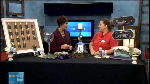 Annette Hamm and Katie Vallee of Michaels; Morning Live, January 15, 2014